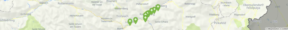 Kartenansicht für Apotheken-Notdienste in der Nähe von Aflenz (Bruck-Mürzzuschlag, Steiermark)